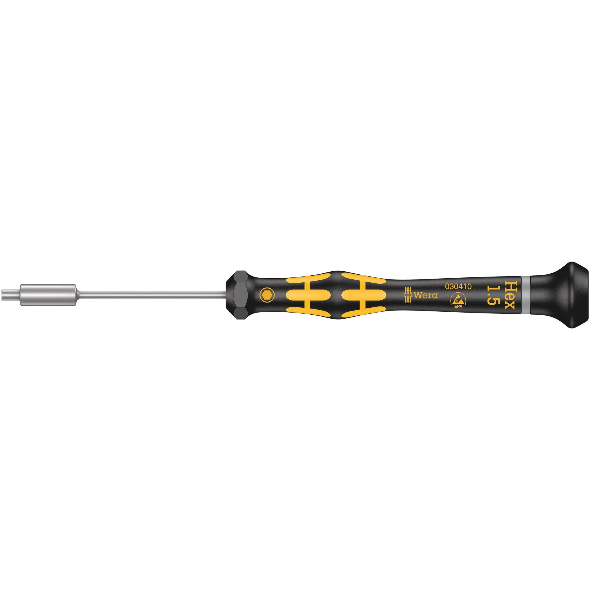 Wera 1569 ESD Nutdriver Kraftform Micro, 1.5 x 60 mm