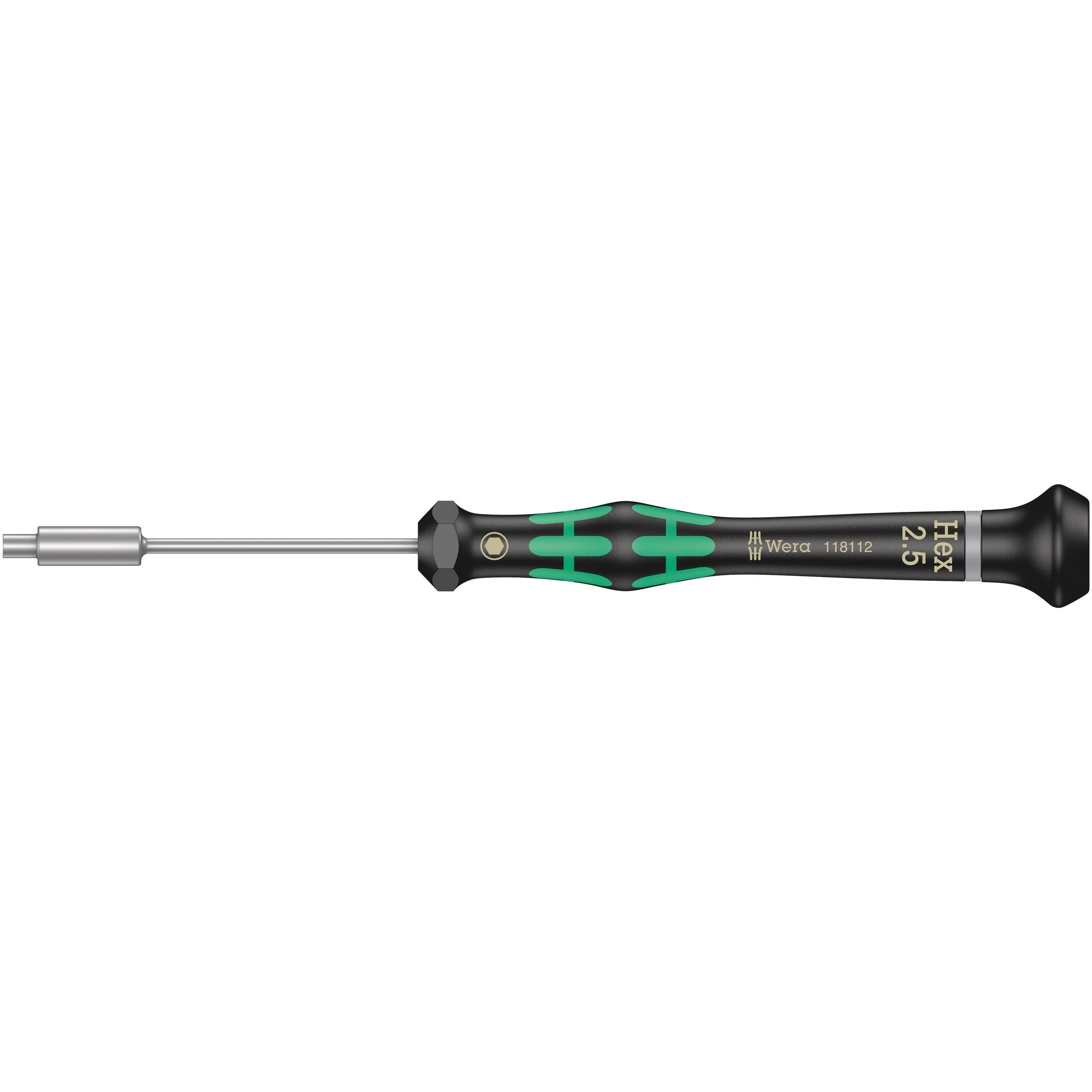 Wera 2069 Nutdriver for electronic applications, 2.5 x 60 mm