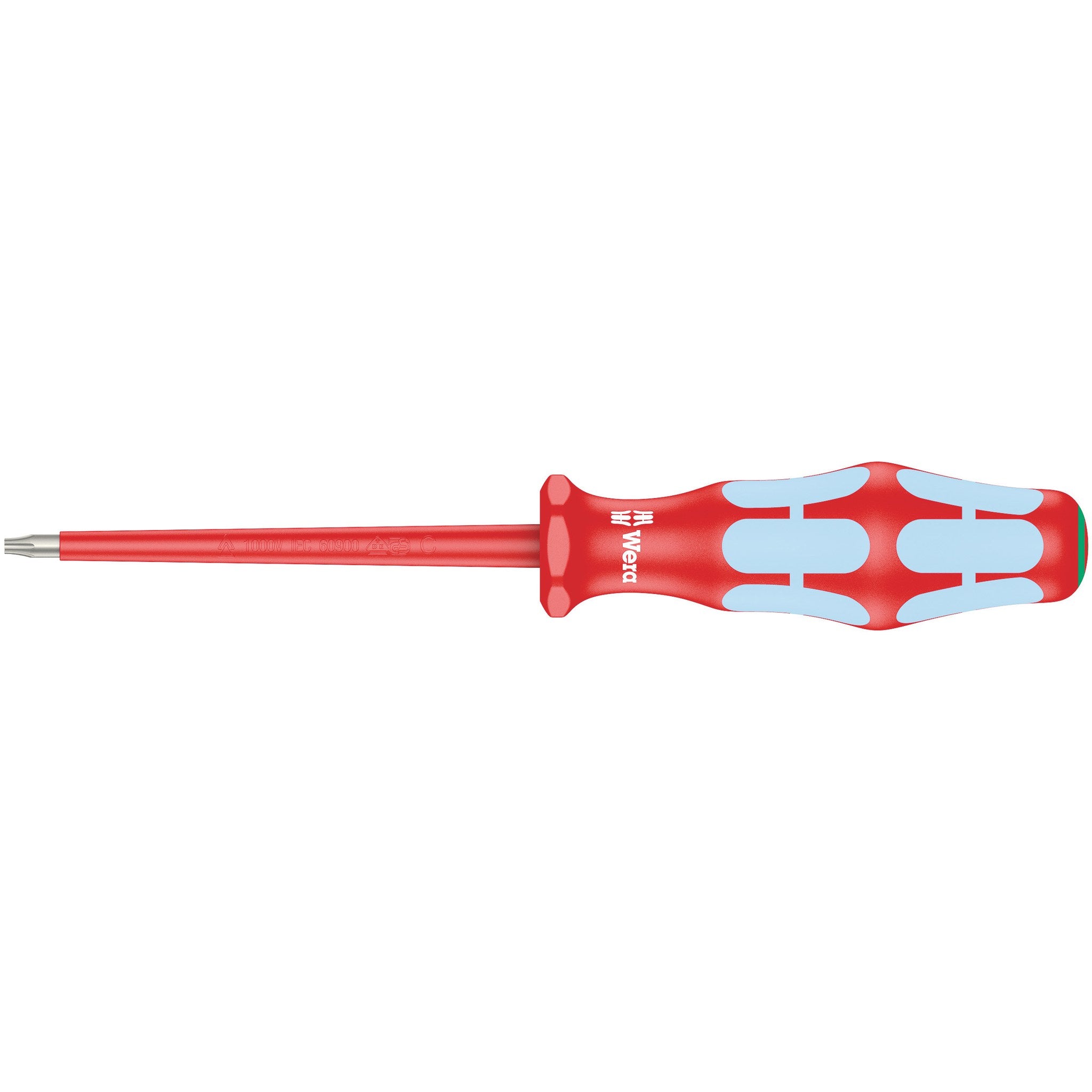 Wera 3167 i VDE insulated TORX® screwdriver, stainless steel, TX 8 x 80 mm