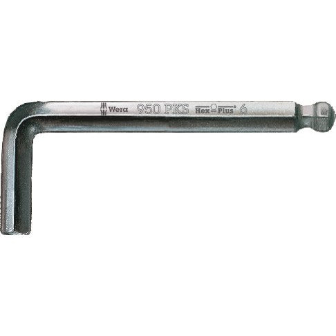 Wera 950 PKS L-key, metric, chrome-plated, 2 x 56 mm