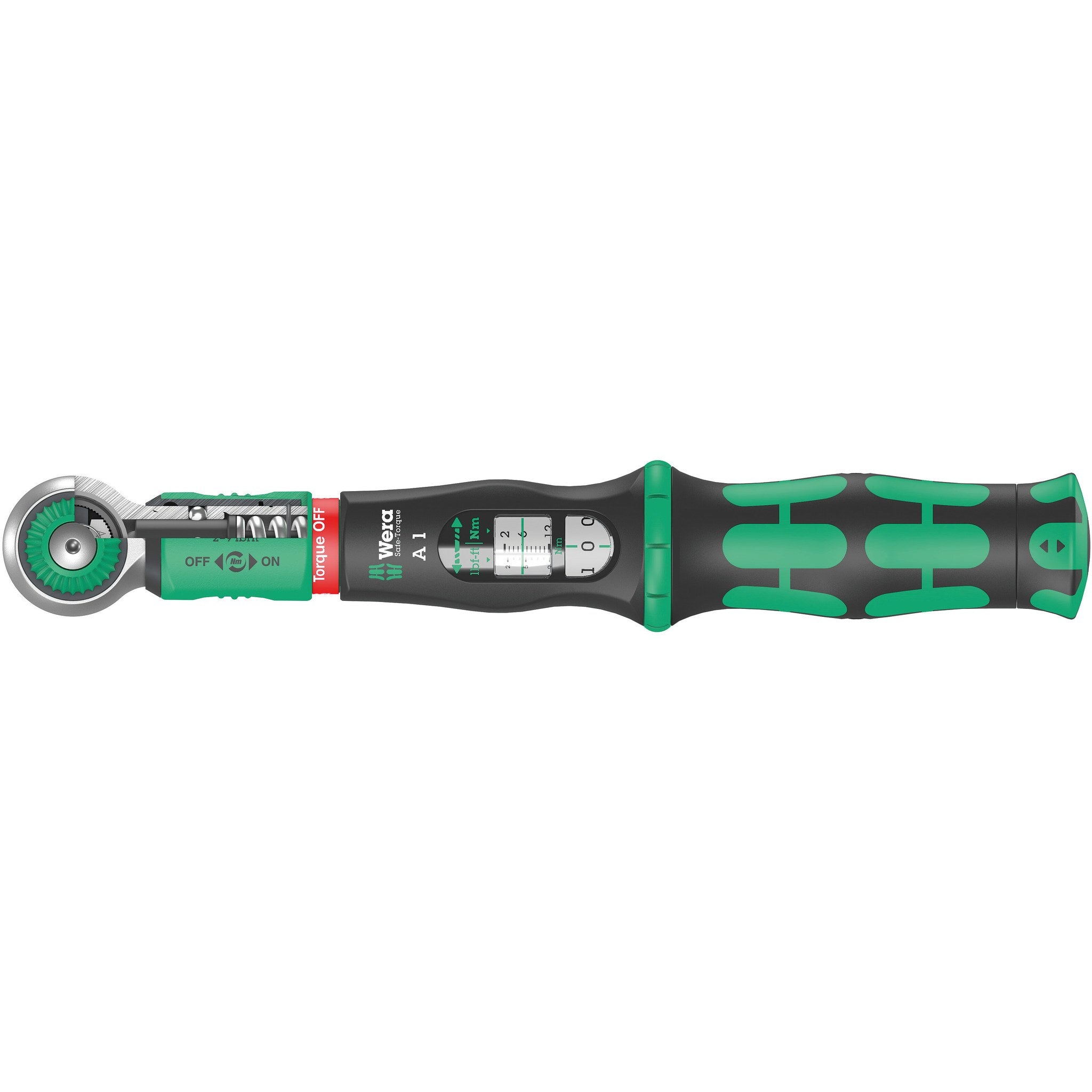 Wera Safe-Torque A 1 torque wrench with 1/4" square head drive, 2-12 Nm, 1/4" x 2-12