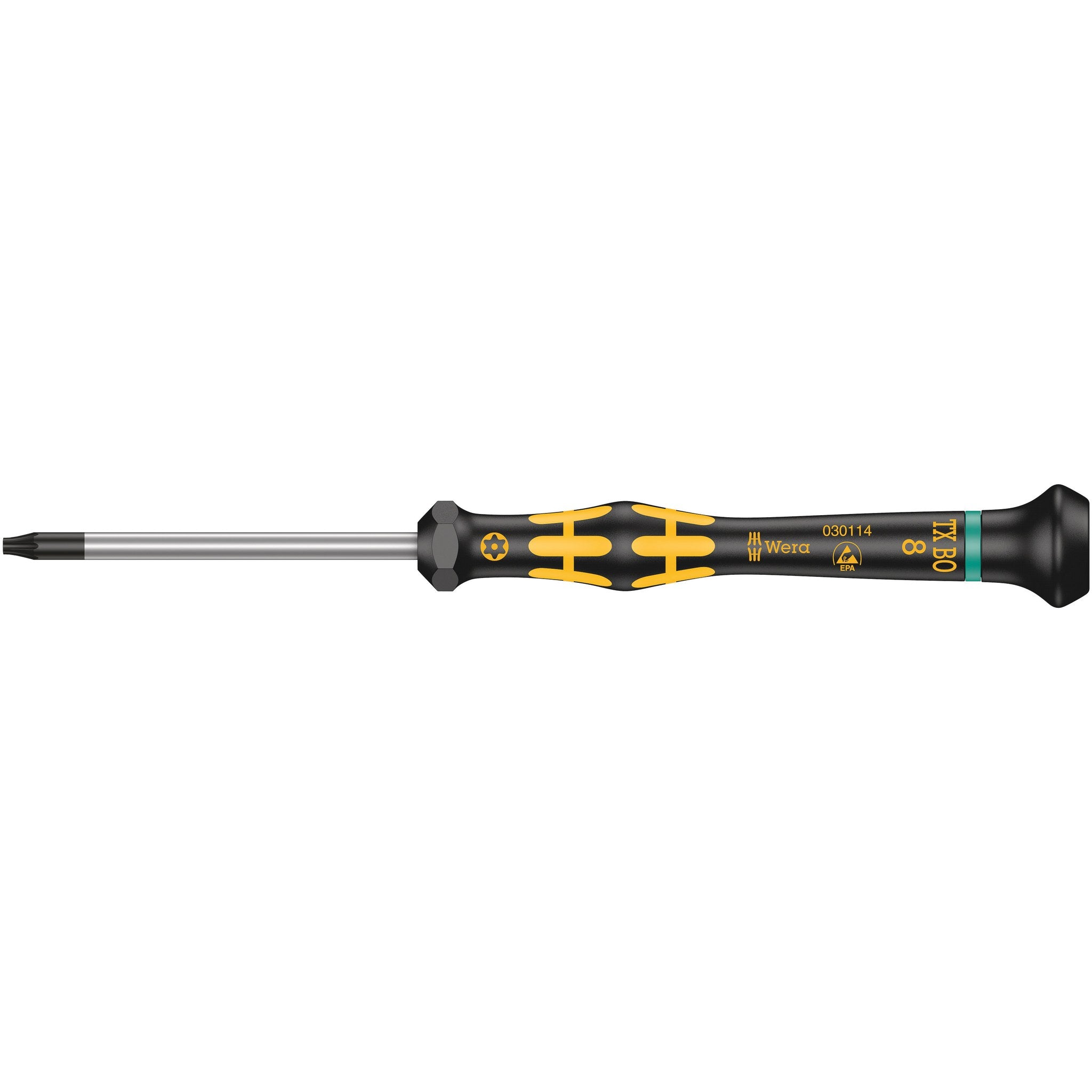 Wera 1567 TORX® BO ESD Kraftform Micro screwdriver for tamper-proof TORX® screws,
