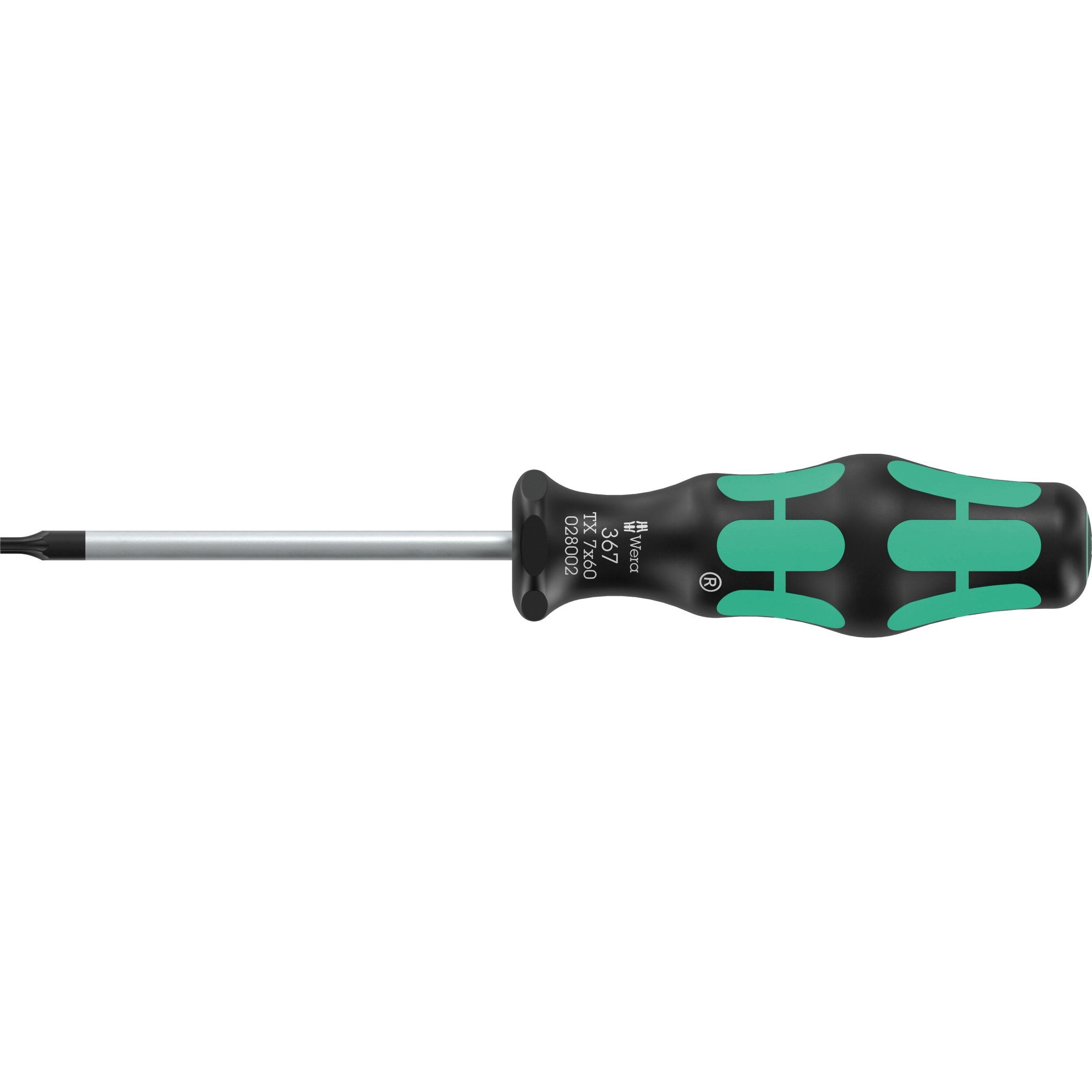 Wera 367 TORX® BO Screwdriver for tamper-proof TORX® screws, TX 7 x 60 mm