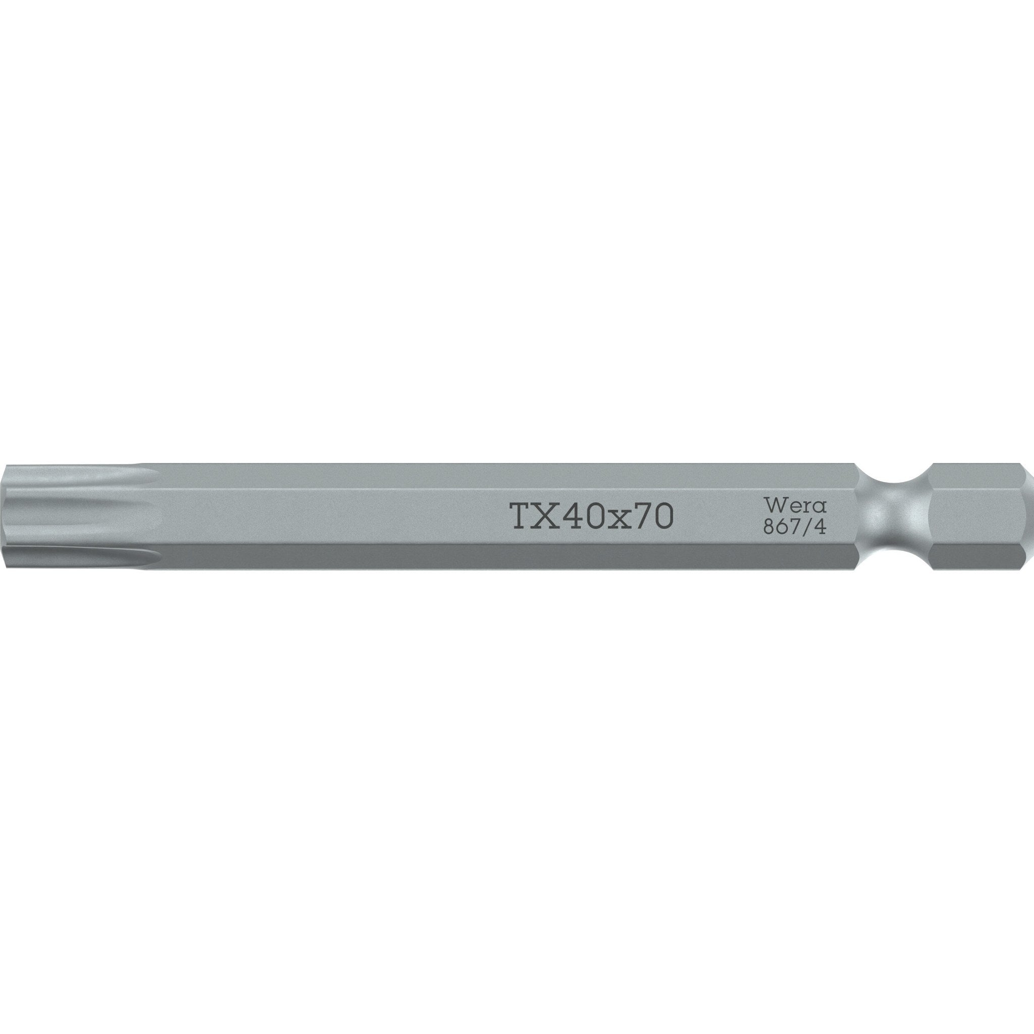 Wera 867/4 Z TORX® bits, TX 40 x 70 mm