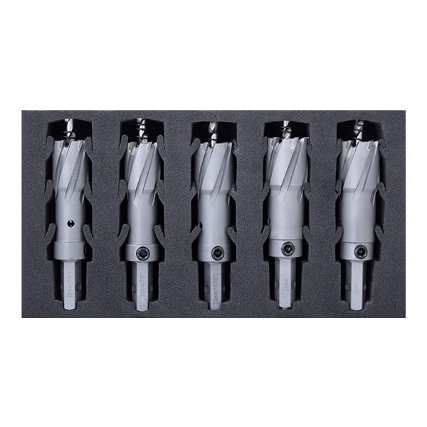 HMT VersaDrive TCT HoleCutter InsertFoam Set: 9/16, 11/16, 13/16, 15/16, 1-1/16"