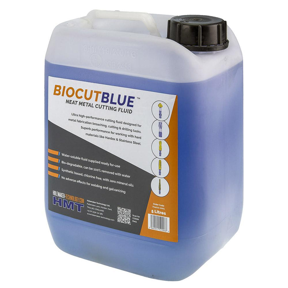 HMT BioCut Blue Neat Cutting Oil 5L x 4