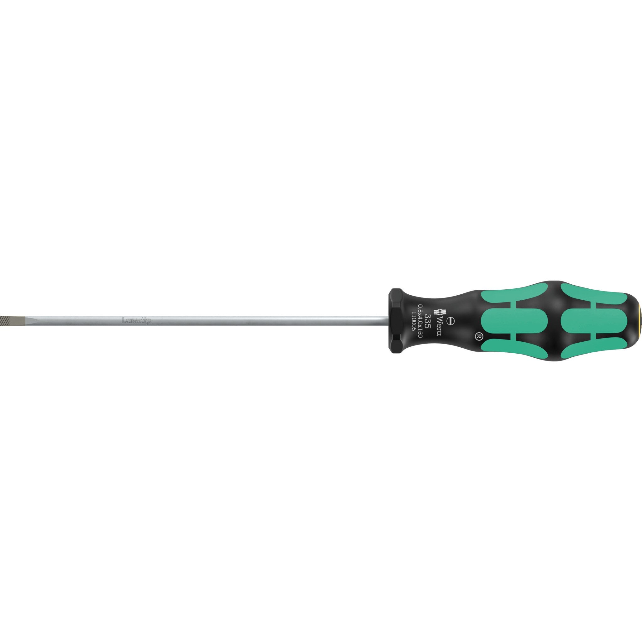 Wera 335 Screwdriver for slotted screws, 0.8 x 4 x 150 mm