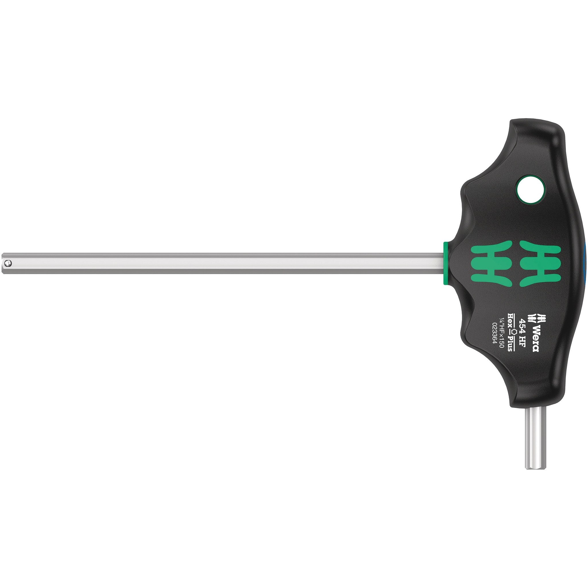Wera 454 HF T-handle hexagon screwdriver Hex-Plus with holding function, imperial,