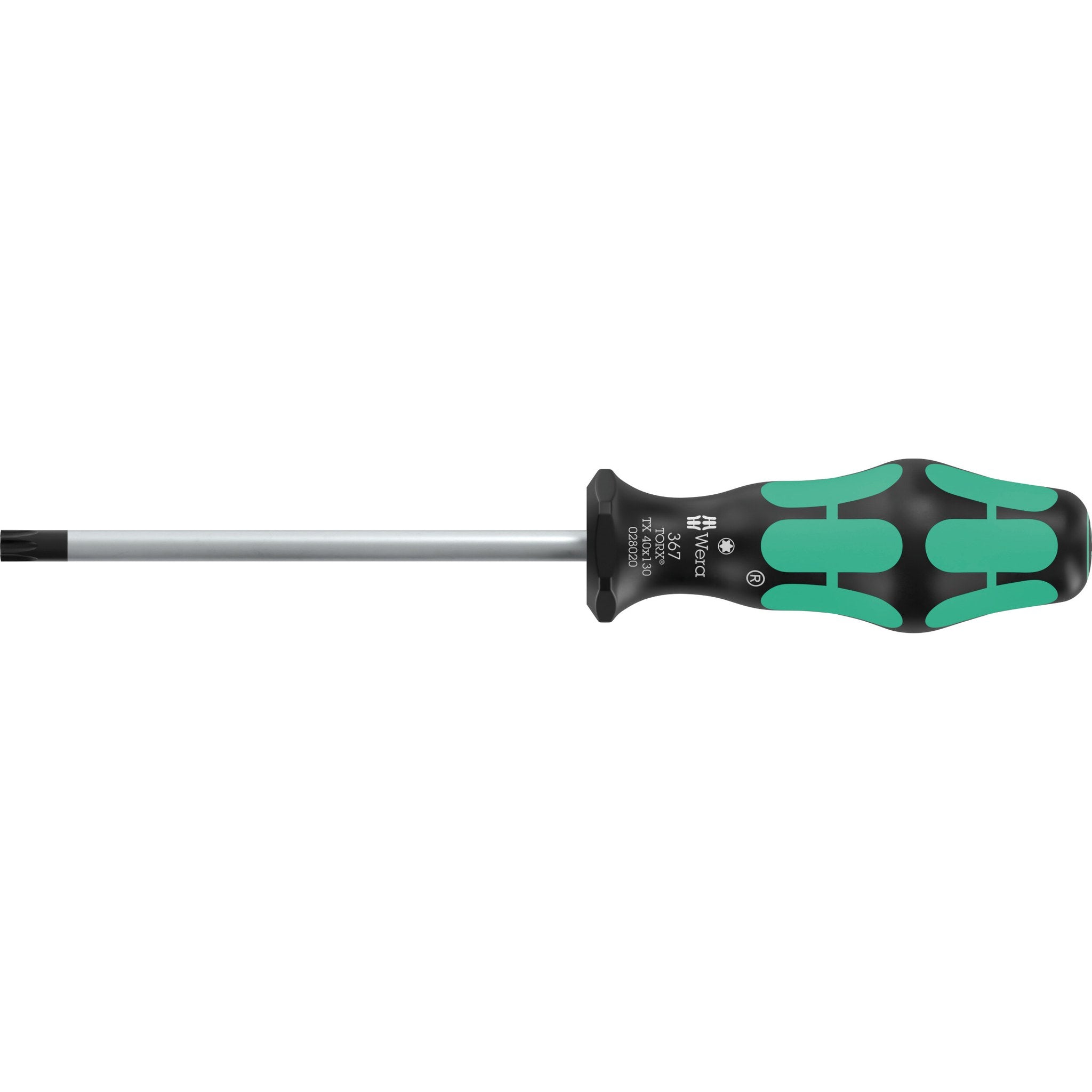 Wera 367 TORX® BO Screwdriver for tamper-proof TORX® screws, TX 40 x 130 mm