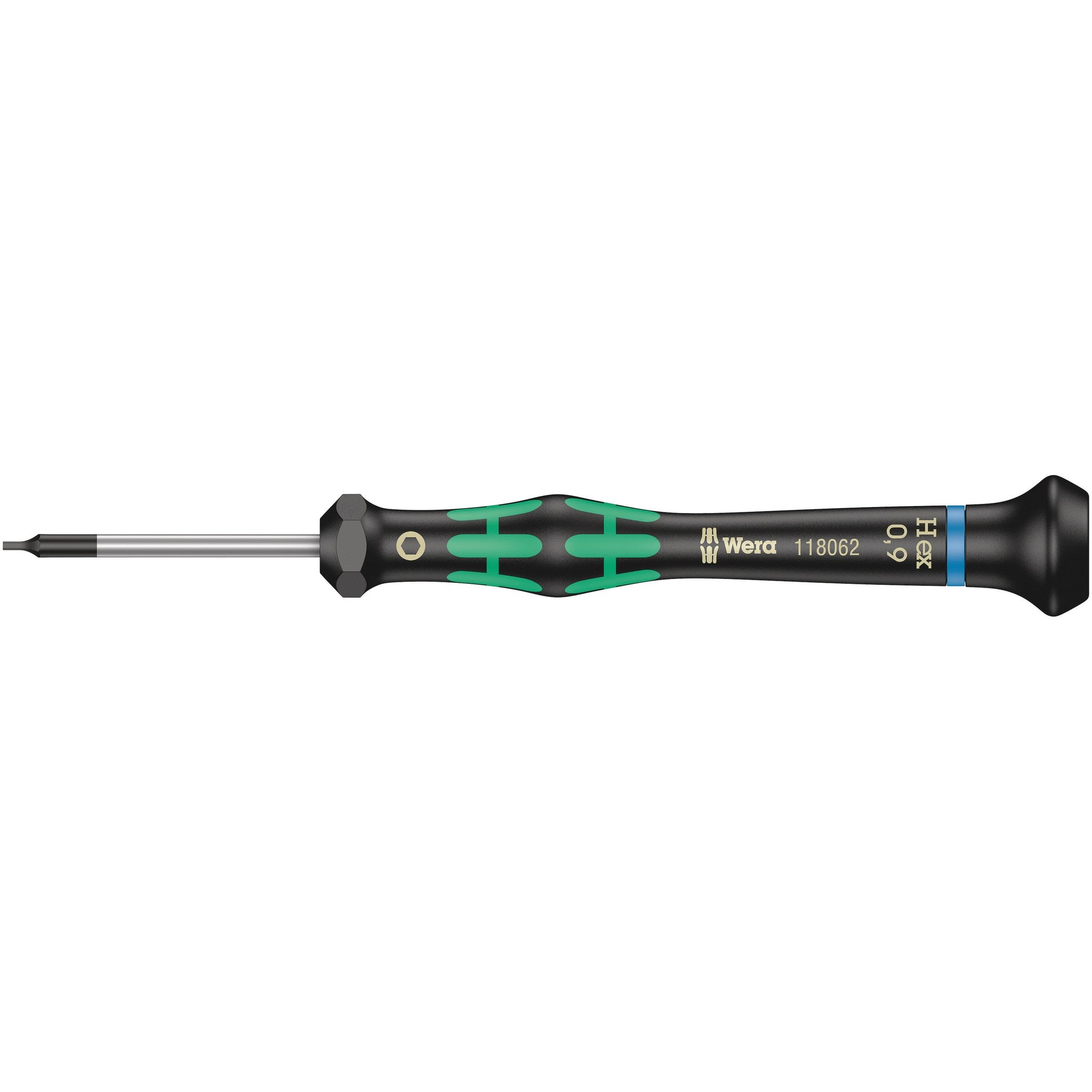 Wera 2054 Screwdriver for hexagon socket screws for electronic applications, 0.9 x 40