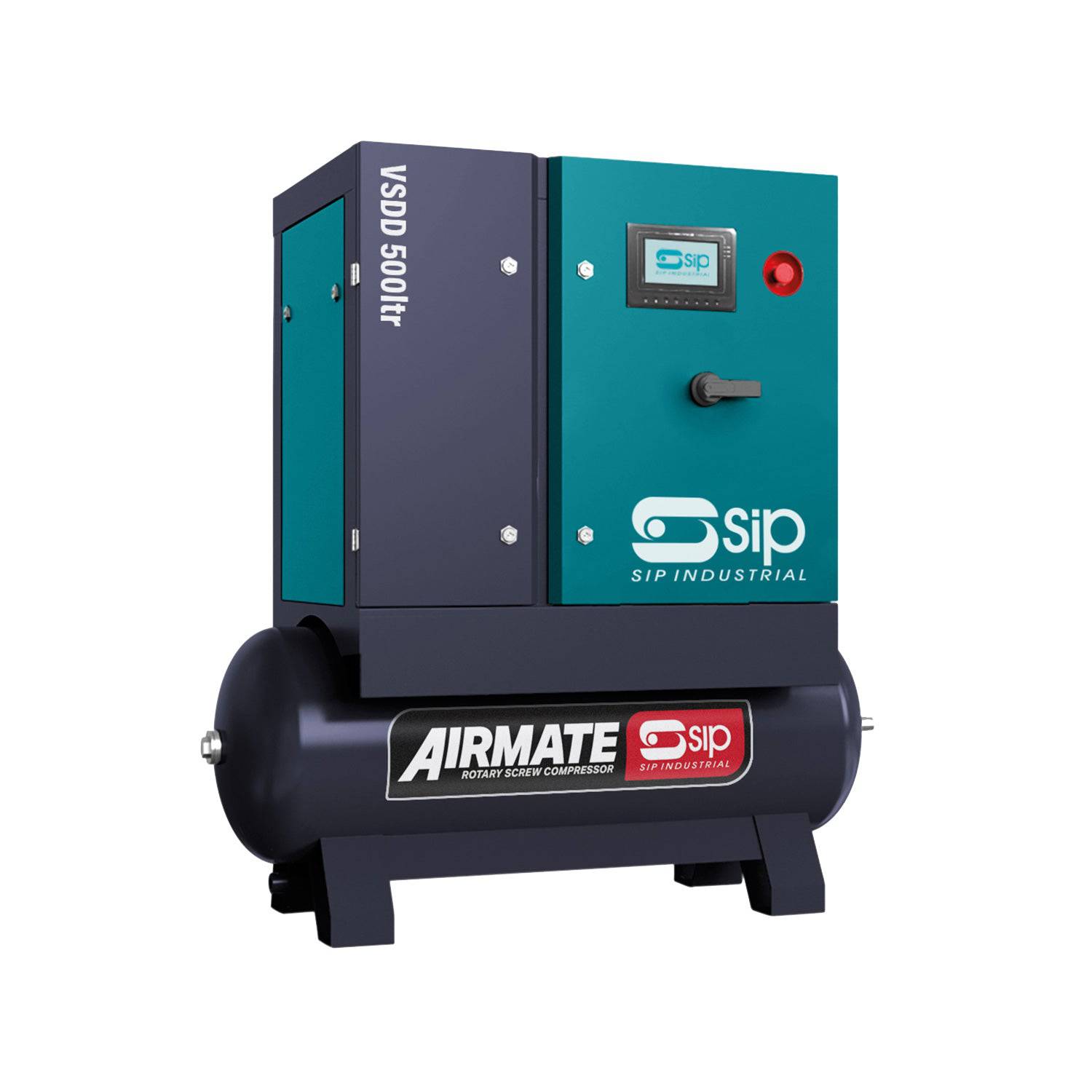 SIP VSDD 11kW 8bar 500ltr 400v Rotary Screw Compressor