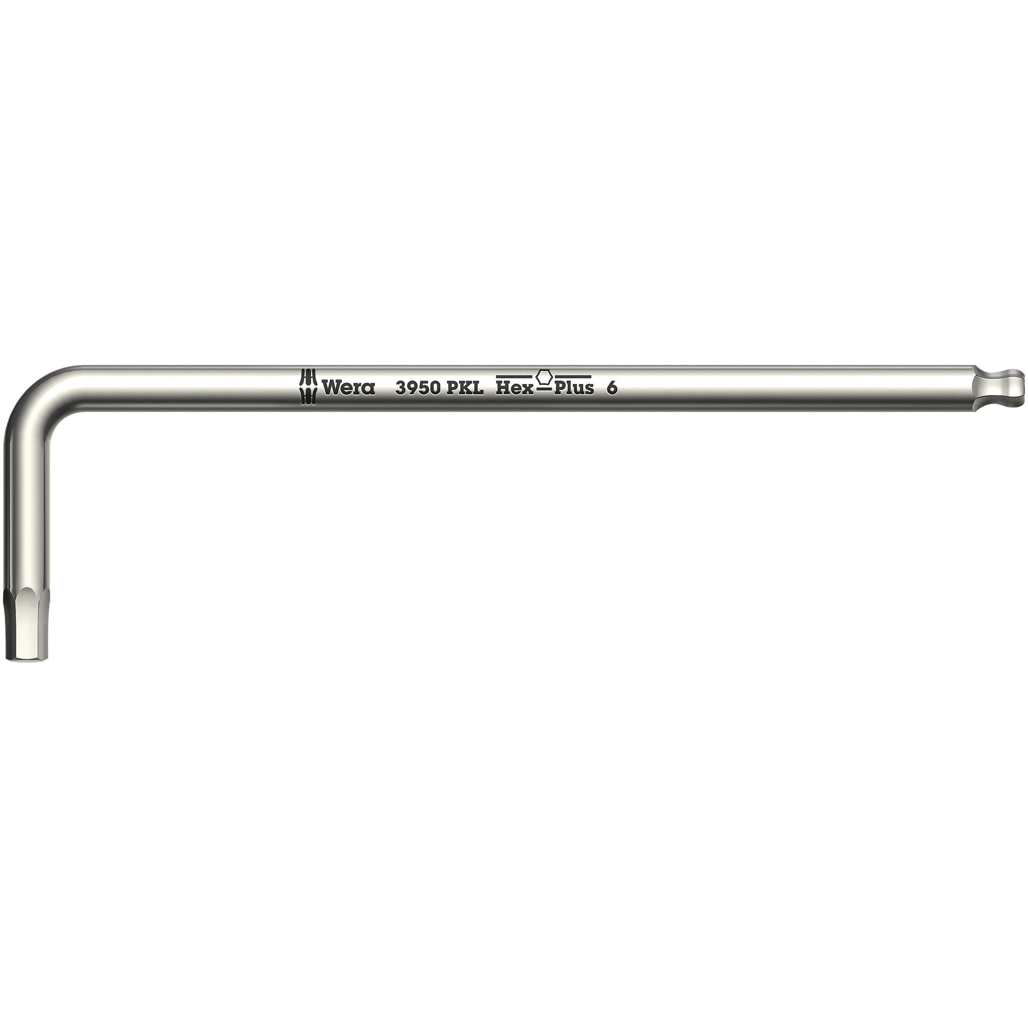 Wera 3950 PKL L-key, metric, stainless, 10 x 224 mm