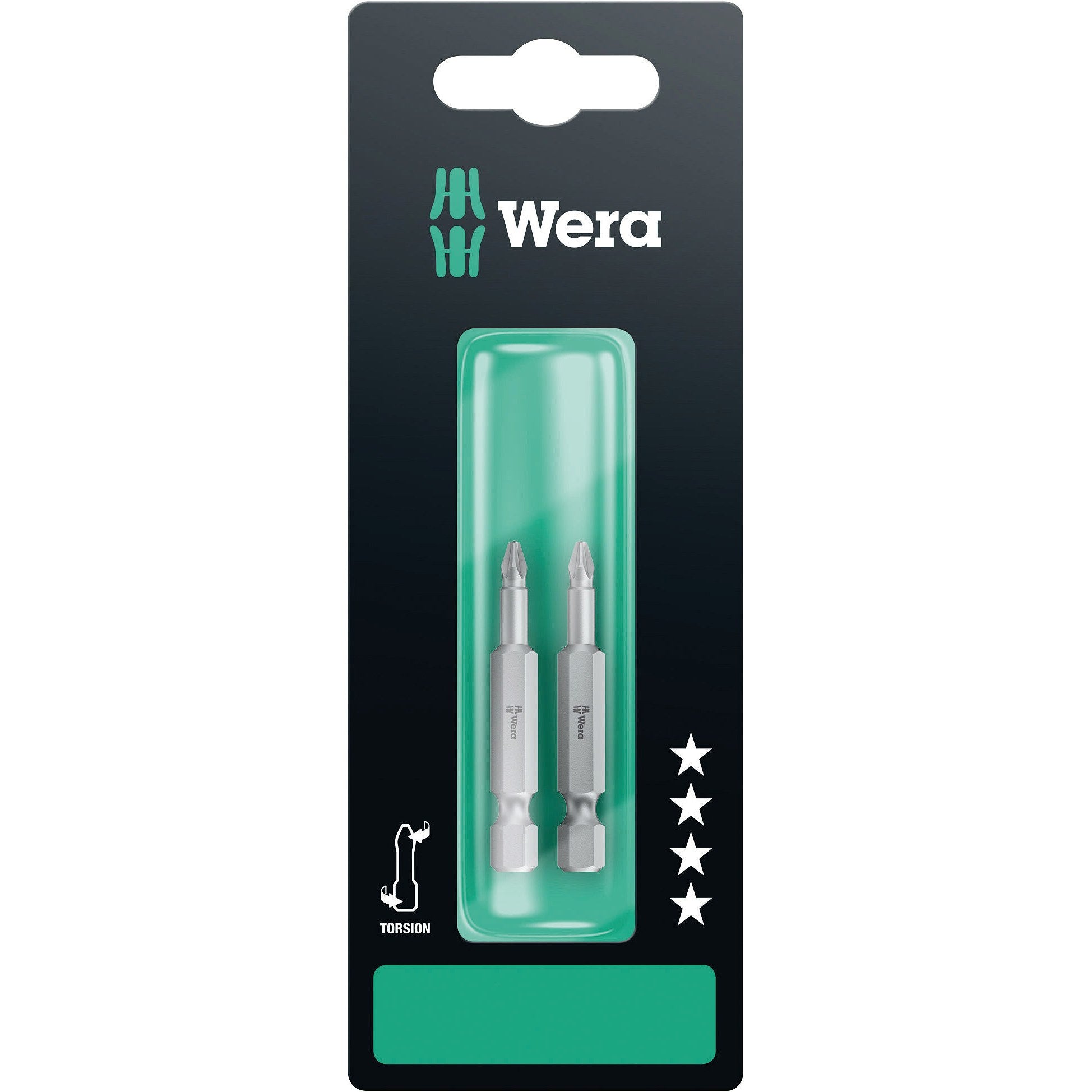 Wera 855/4 TZ SB bits, PZ 1 x 50 mm, 2 pieces