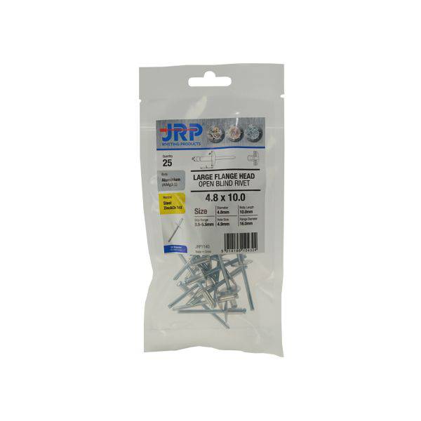 Aluminium/Steel L/Flange Rivets - 4.8x10