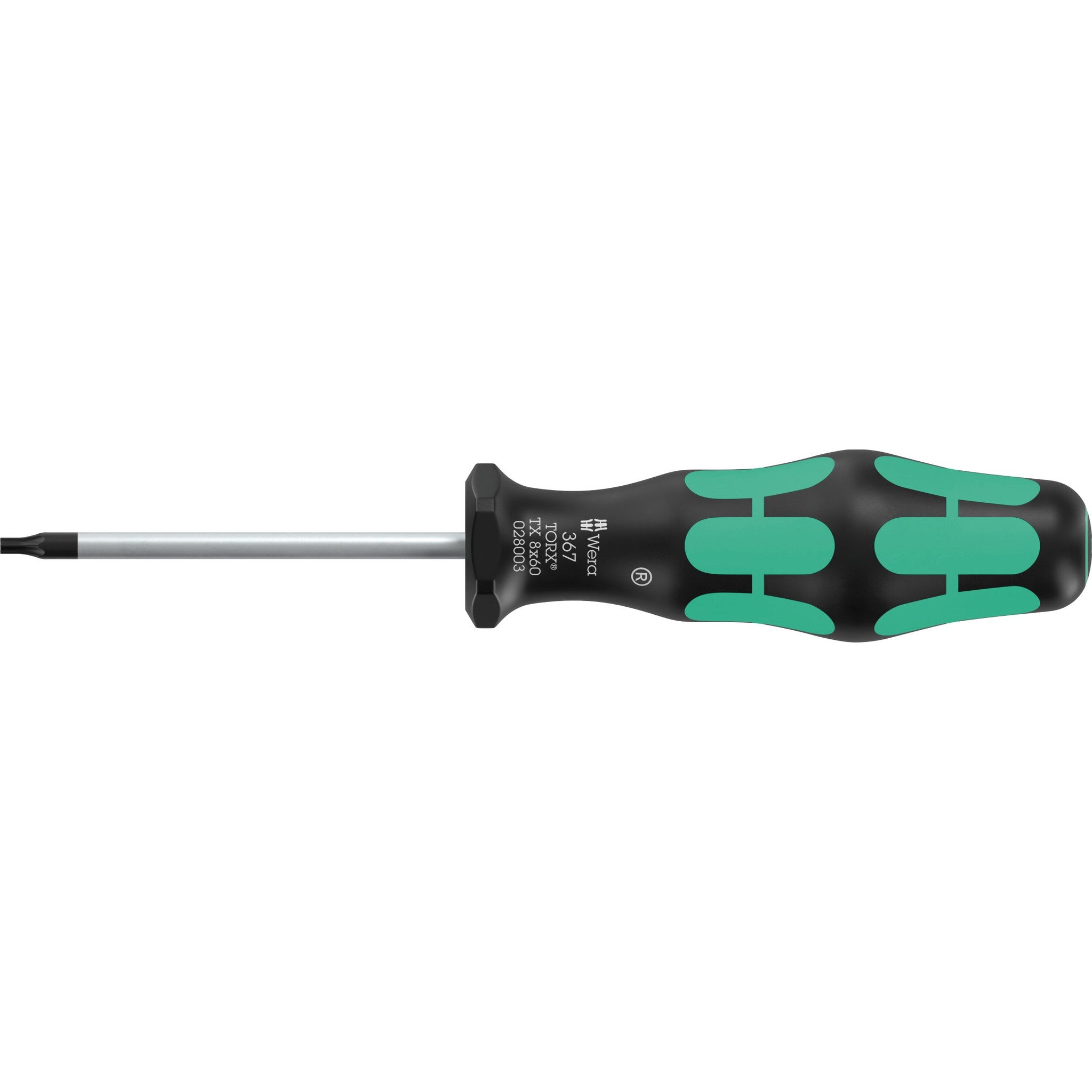 Wera 367 TORX® BO Screwdriver for tamper-proof TORX® screws, TX 8 x 60 mm