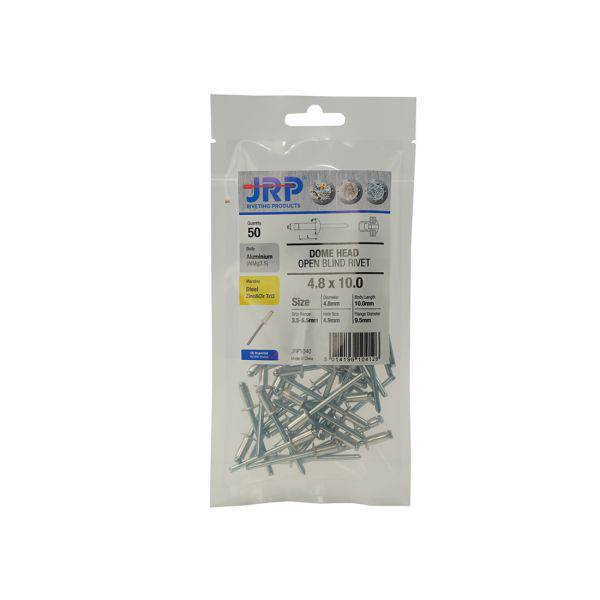 Aluminium/Steel Dome Rivets - 4.8x16