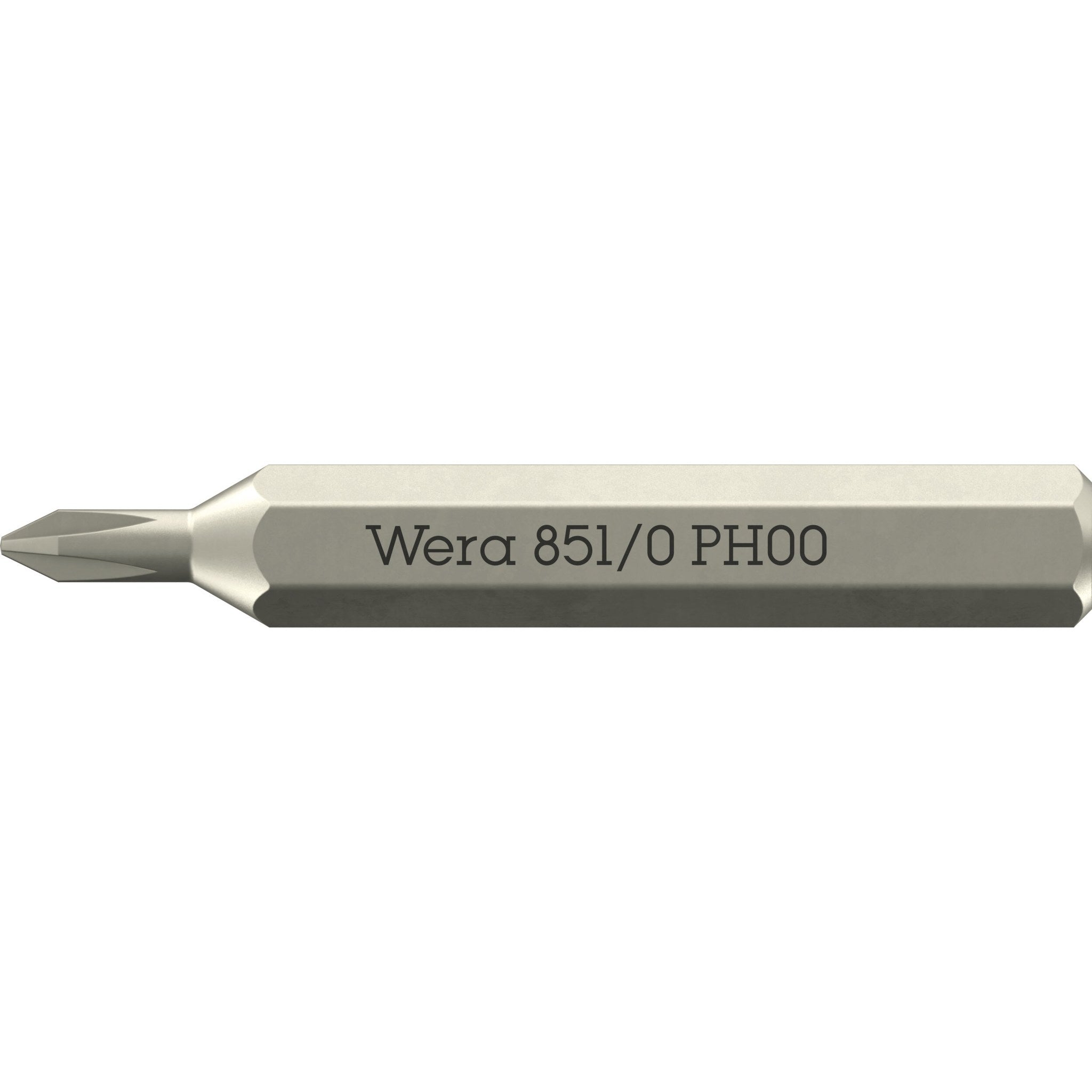 Wera 851/0 Micro bits for Phillips screws, PH 00 x 30 mm