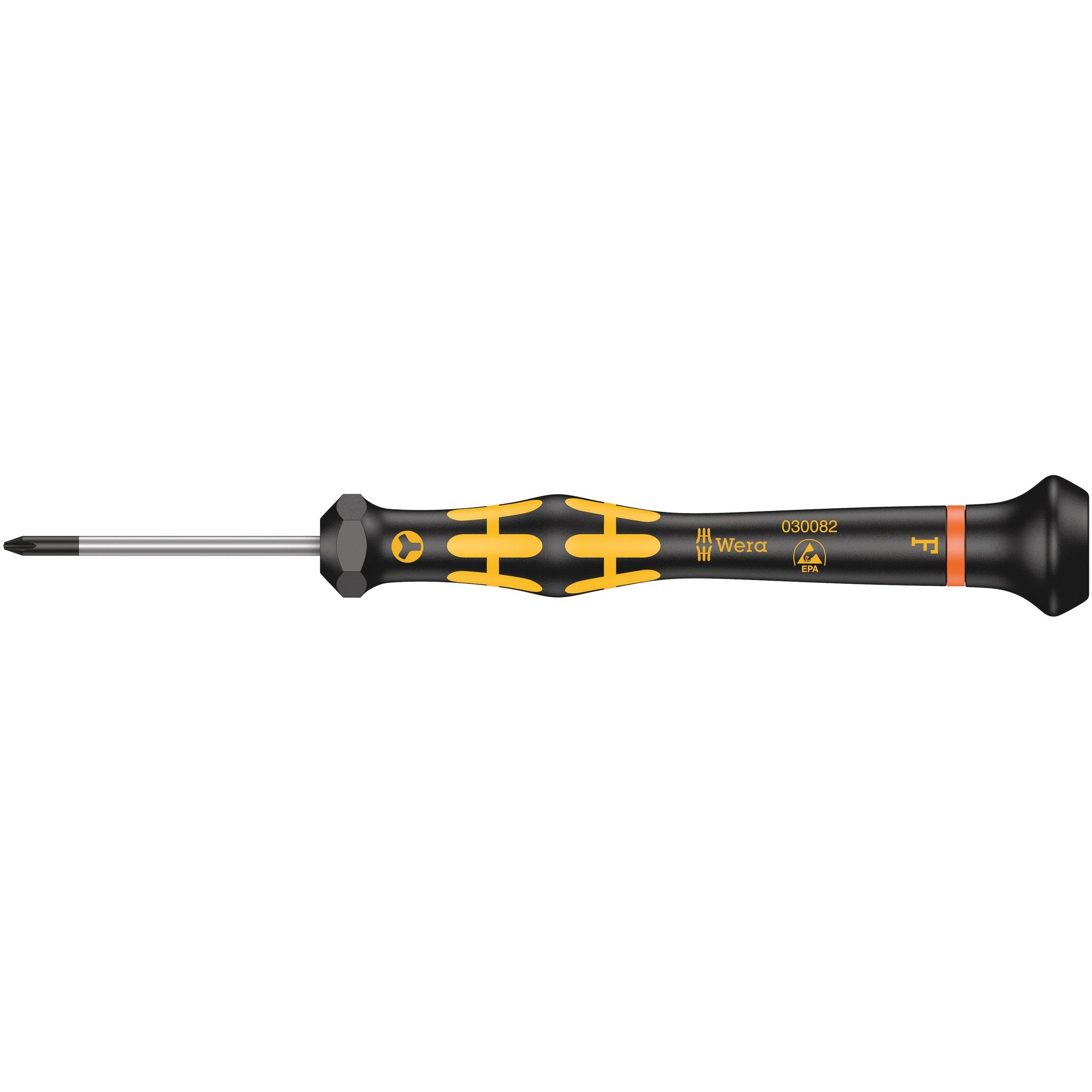 Wera 1572 ESD Kraftform Micro screwdriver for Microstix® screws, F x 40 mm