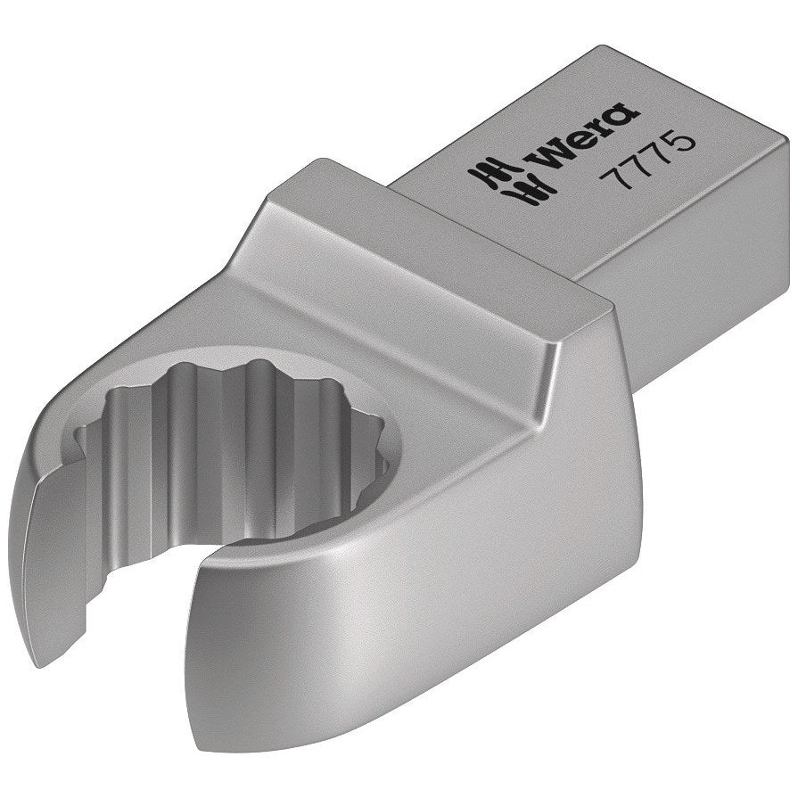 Wera 7775 Open ring spanner insert, 9x12 mm, 9x12 x 14 x 46.5 mm
