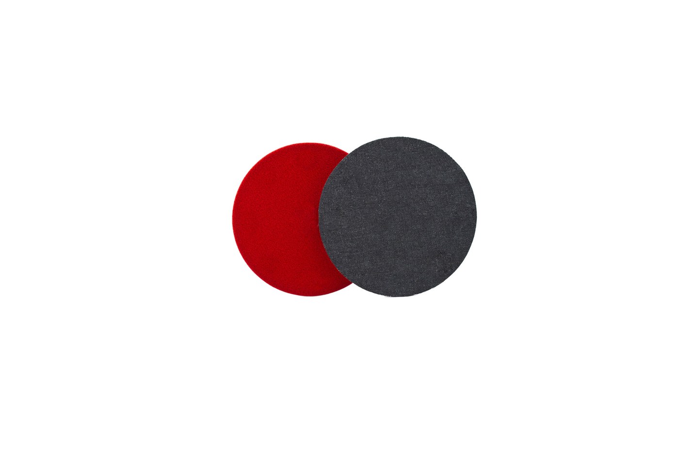 Flexipads DP300-5 080mm (3") DENIM Aggressive Orange Peel Pad (Pack of 5)