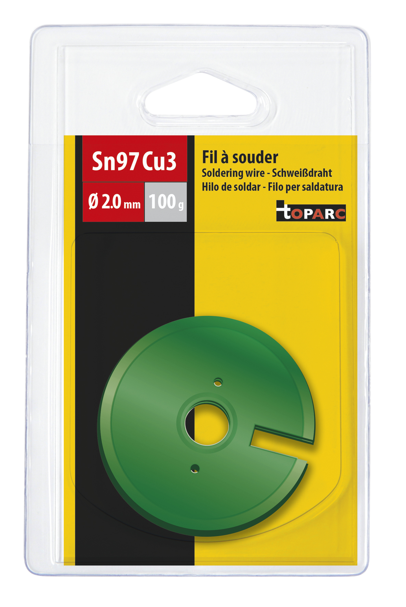 GYS SOLDERING WIRE TIN/LEAD 97% Ø2mm - 100g