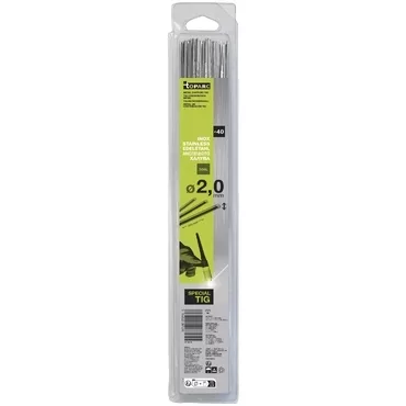 GYS TIG FILLER RODS (x40) - STAINLESS STEEL (308L) Ø2.0 - 330mm (BLISTER)