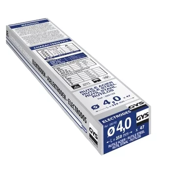 GYS 47 RUTILE ELECTRODES - STEEL- TYPE GY38 - Ø4.0