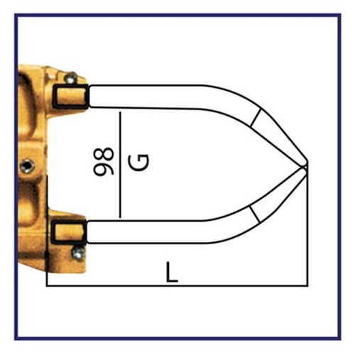 Special Arms Pincer L=230mm (Pair) 18mm