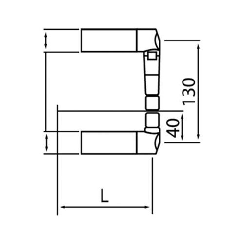 Pair of Water Cooled Arms Straight L=350mm (8678T)
