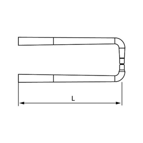 Pair of Bent Water Cooled Arms L=505mm (8678T)