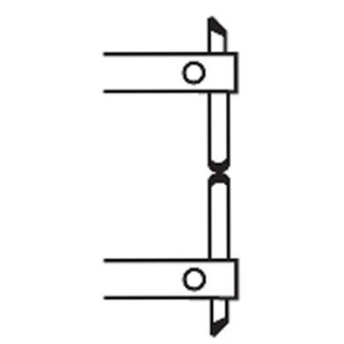 Pair Straight Electrodes 12mm x 100mm