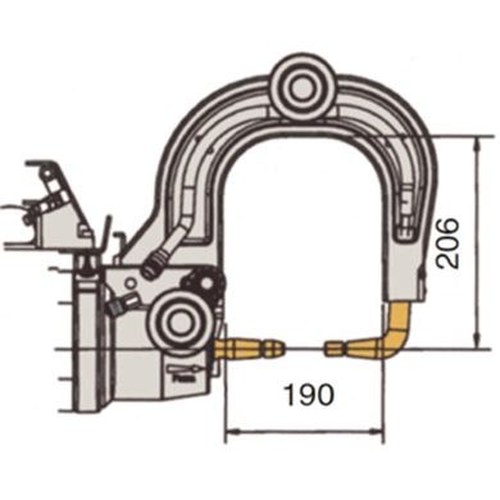 Air Cooled Short Arm L=87mm