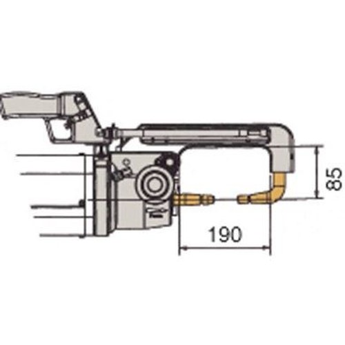 Water Cooled Short Arm L=85mm Electrode Holder