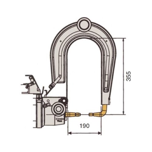 Water Cooled Medium Arm L=355mm