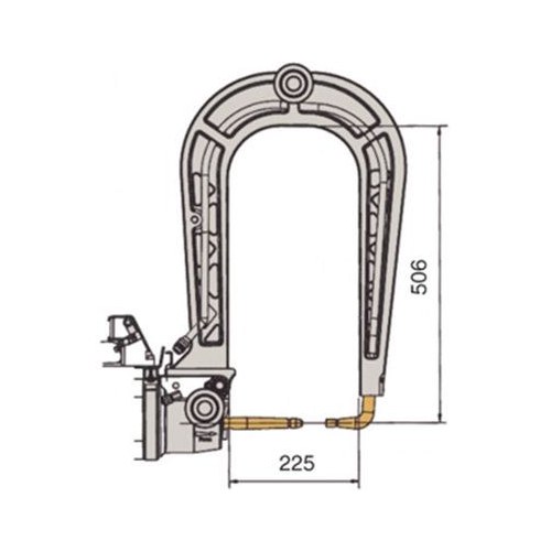 Air Cooled Medium Long Arm L=450mm