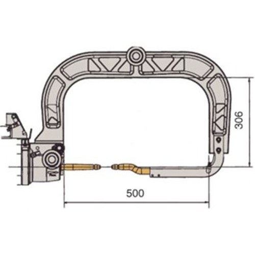 Water Cooled Arm L=305mm (8669/8679T)