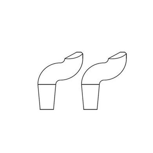 Cranked Electrodes 8001-8 (Pair)