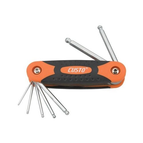Folding Hex Ball Key Wrench Set (7 PC)