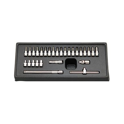 Star Socket & Bit Set 1/4" (28 PC)