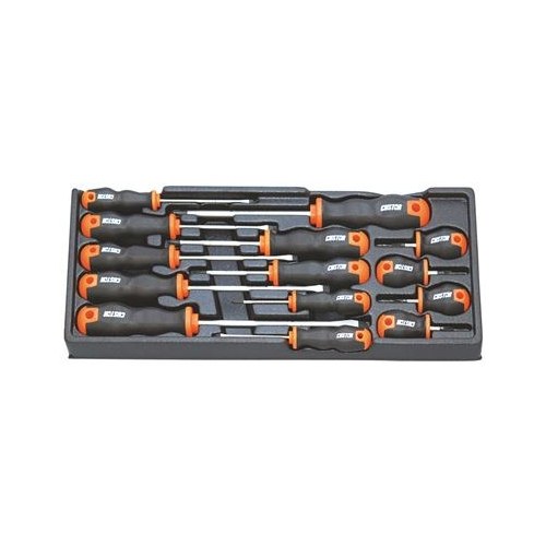 Screwdriver Set Slotted & Phillips (14 PC)