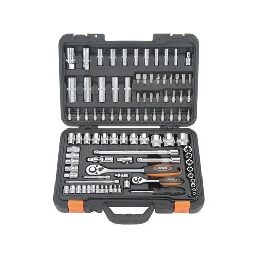 Socket & Ratchet Handle Kit 1/4" 1/2" (98 PC)