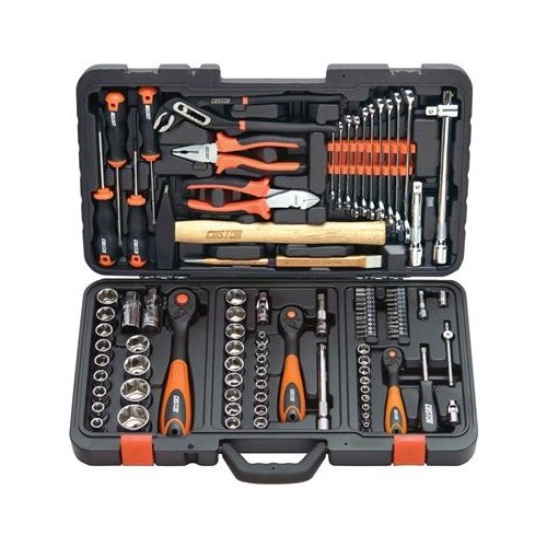 Socket & Ratchet Handle Kit 1/4" 3/8" 1/2" (97 PC)