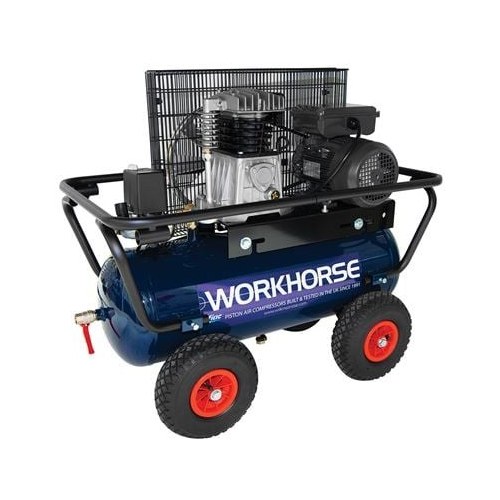 Workhorse Air Compressor 2HP 50L 230V Crash Bar