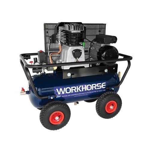 Workhorse Air Compressor 3HP 50L 230V Crash Bar